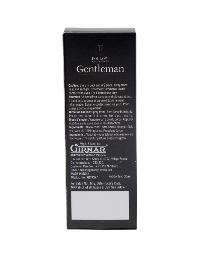 Follow Fragrances - Gentleman