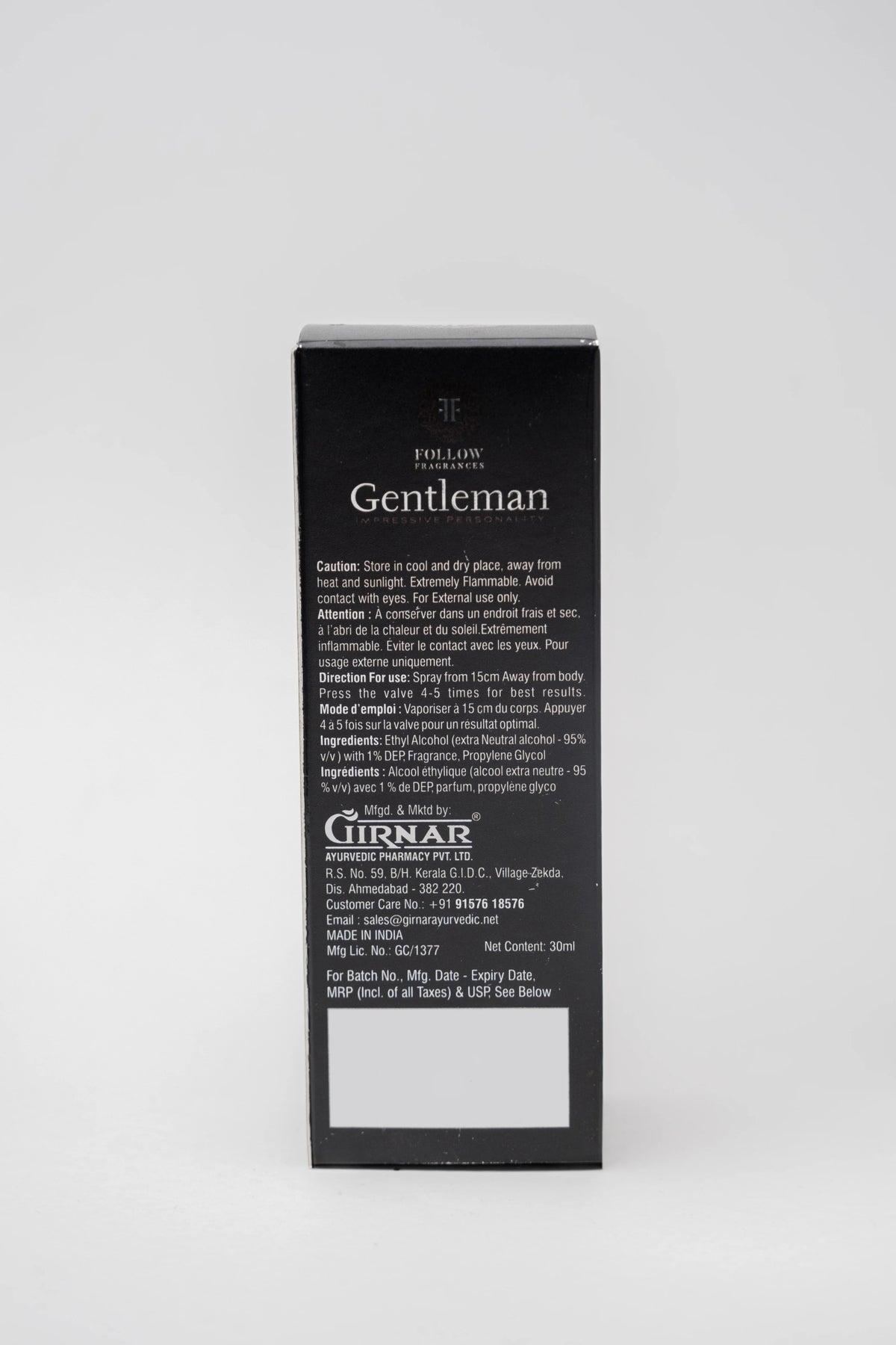 Follow Fragrances - Gentleman