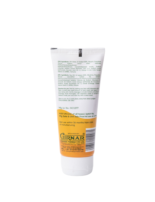 Orange Face Wash