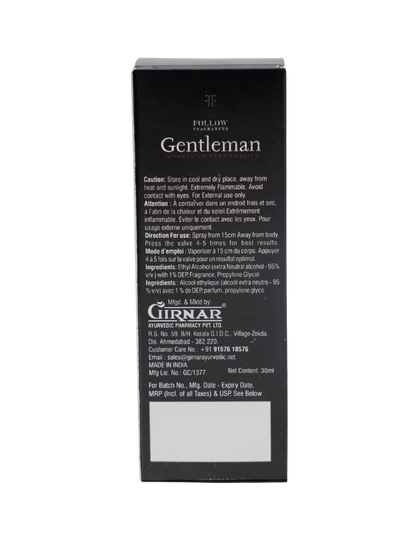 Follow Fragrances - Gentleman