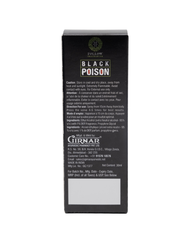 Follow Fragrances - Black Poison